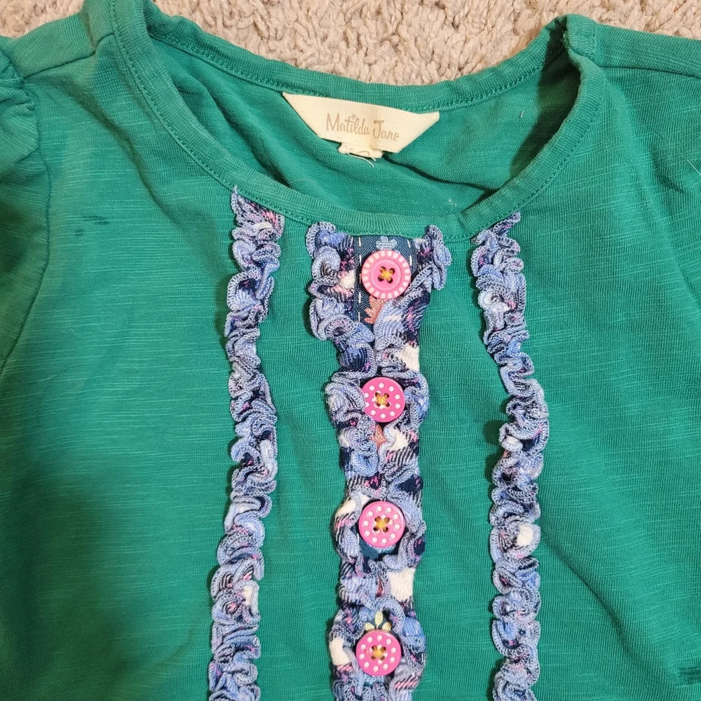 Matilda Jane Family Tree Long Sleeve Dress Size 10 girls - Picture 3 of 7